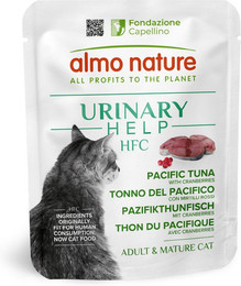 Produktbild von Almo Nature HFC Urinary Help Nassfutter Pazifikthunfisch mit Cranberrys - 24 x 50 g