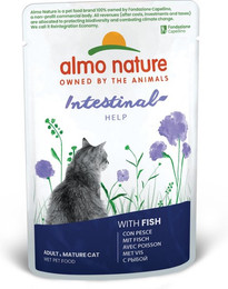 Produktbild von Almo Nature Holistic 70g Beutel Katzennassfutter Sparpaket 60 x 70 Gramm Sensitive Fisch