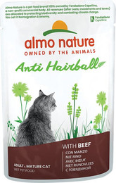 Produktbild von Almo Nature Holistic Anti Hairball Rind Nassfutter für Katzen - 12 x 70 g