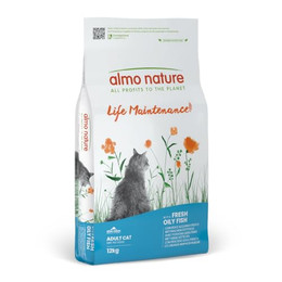 Produktbild von Almo Nature Holistic Maintenance Trockenfutter für Katzen mit frischem Fettfisch - 12 kg