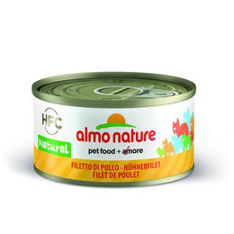 Produktbild von Almo Nature Hühnerfilet Katzenfutter - 24 x 70 g