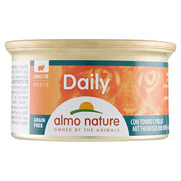 Produktbild von Almo Nature PFC Daily Menü Mousse mit Thunfisch und Huhn - 24 x 85 g