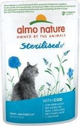 Almo Nature Sterilised Kabeljau Katzenfutter - 30 x 70 g – Bild 1 von 3