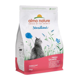 Produktbild von Almo Nature Sterilised Trockenfutter Lachs & Reis - 2 kg