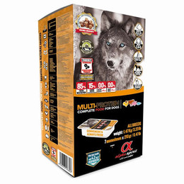 Produktbild von alpha spirit Complete Dog Food Multi-Protein - 1,47 kg