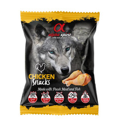 Produktbild von Alpha Spirit Dog Snack gewürfelt Huhn - 50 g