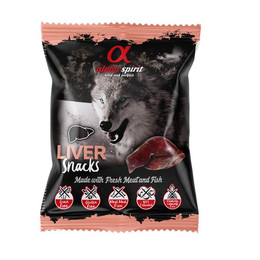 Produktbild von Alpha Spirit Dog Snack gewürfelt Leber - 50 g