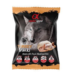 Produktbild von Alpha Spirit Dog Snack gewürfelt Pute - 50 g