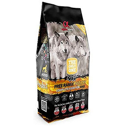 Produktbild von Alpha Spirit The Only One Freiland-Geflügel Trockenfutter für Hunde - 12 kg