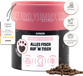 Produktbild von alphazoo Alles Fisch Auf'm Tisch Hundesnack - 65 g