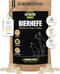 Produktbild von alphazoo Bierhefe Tabletten Hund & Katzen - 75 g