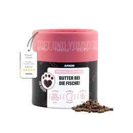 Produktbild von alphazoo Butter Bei Die Fische! Softe Leckerli Sticks Forelle & Seelachs für Katzen - 65 g