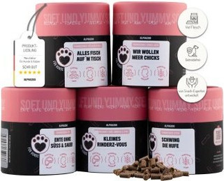 Produktbild von alphazoo Hundeleckerli Training Probierpaket - 5 x 65 g