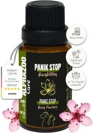 Produktbild von alphazoo Panik-Stop Bachblüten Globuli für Hunde und Katzen - 15 g