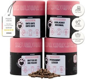 Produktbild von alphazoo Probierset Leckerli Katze - 4 x 65 g
