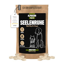 Produktbild von alphazoo Seelenruhe Tabletten für Hunde - 120 x 180 g
