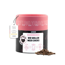 Produktbild von alphazoo Wir wollen Meer Chicks Leckerli mit Lachs & Huhn - 65 g