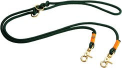 Produktbild von alsa-brand Führleine Mats tannengrün-orange, Länge: ca. 2 m, Durchmesser:  ca. 10 mm