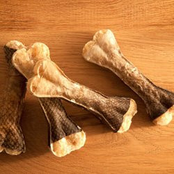 Produktbild von alsa-nature Lachshaut-Kauknochen Kauartikel - 2 x 2 Stk.