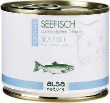 Produktbild von alsa-nature NORDLAND Seefisch Nassfutter für Katzen - 6 x 200 g