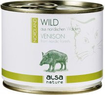 Produktbild von alsa-nature NORDLAND Wild aus nordischen Wäldern Nassfutter - 12 x 200 g
