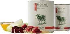 Produktbild von alsa-nature Rind & Reis mit Rote Bete & Apfel - 6 x 800 g