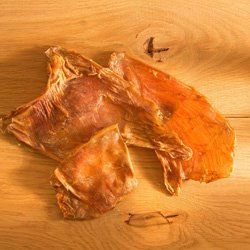 Produktbild von alsa-nature Straußen-Chips Kauartikel, 2 x 250 g, Maße: ca. 10 cm, Hundefutter