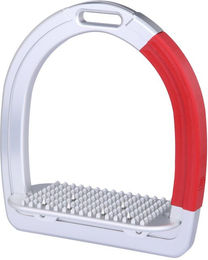 Produktbild von Aluminium Sicherheitssteigbügel flach mit Spitzen Alfa Jump Safety2