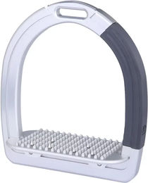 Produktbild von Aluminium Sicherheitssteigbügel flach mit Spitzen Alfa Jump Safety2