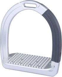 Produktbild von Aluminium Sicherheitssteigbügel schräg mit Spitzen Alfa Jump Safety2