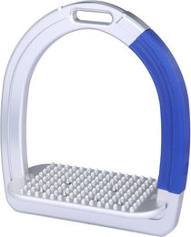 Produktbild von Aluminium Sicherheitssteigbügel schräg mit Spitzen Alfa Jump Safety2