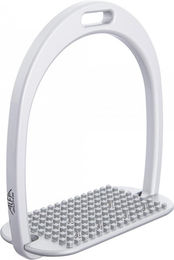 Produktbild von Aluminium Steigbügel mit flachem Boden und Edelstahlspitzen Alfa Jump