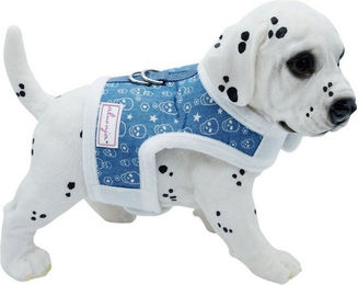 Alvonja Hunde-Geschirr Hundegeschirr kleine, mittlere, große Hunde Welpen Totenkopf weiss, XS, verstellbar, verschiedene Größen – Bild 1 von 5