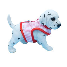 Alvonja Hunde-Geschirr Hundegeschirr kleine, mittlere Hunde, Hundemantel Karo rot, S, verstellbar, verschiedene Größen – Bild 1 von 9