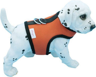 Produktbild von Alvonja Hundegeschirr Mesh Softgeschirr verstellbar orange