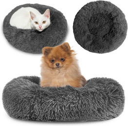 Produktbild von Amazinggirl Hundebett für kleine, mittelgroße und große Hunde ∅ 60 cm