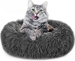 Produktbild von Amazinggirl Katzenbett flauschig Katzenkissen ∅ 60 cm
