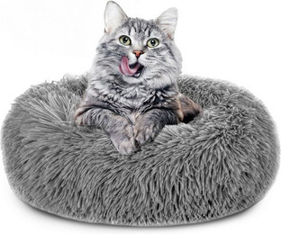 Produktbild von Amazinggirl Katzenbett flauschig Katzenkissen ∅ 60 cm - 60 cm