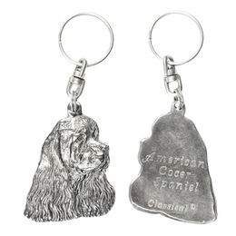American Cocker Spaniel Silber-Anhänger – Bild 1 von 5