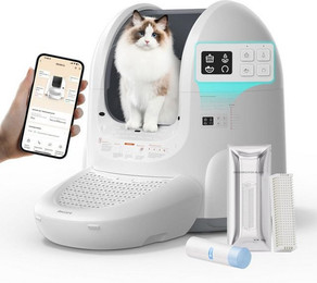 Produktbild von AmiCura Katzentoilette Cura 2 Selbstreinigendes Katzenklo - 65 l