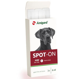 Produktbild von Amigard Spot-On Anti-Parasit Hund über 30 kg - 3 x 6 ml