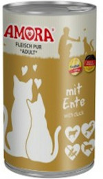 Produktbild von Amora Cat Fleisch Pur 400g Sparpaket 12 x400g Ente