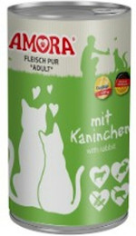Produktbild von Amora Cat Fleisch Pur 400g Sparpaket 12 x400g Kaninchen