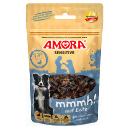 Produktbild von AMORA Dog Snack Sensitive Ente - 100 g