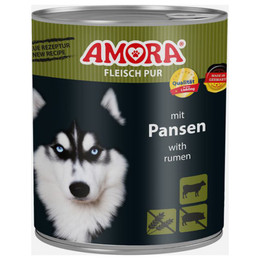 Produktbild von AMORA Fleisch Pur Adult Pansen - 6 x 800 g