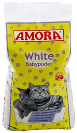 Produktbild von Amora White Katzenstreu m. Babypuderduft