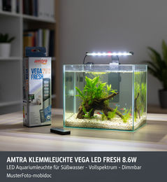 Amtra Klemmleuchte VEGA LED FRESH 8.6W - 1 Stk. – Bild 1 von 2