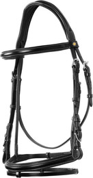 Produktbild von Anatomisch geformte Reithalfter aus Leder für Pferde Equestro