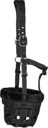 Produktbild von Anatomisch geformter Weidemaulkorb für Pferde mit Fell HorseGuard