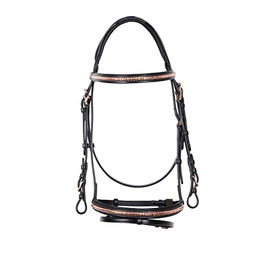 Produktbild von Anatomische Lederzügel für Pferde mit Clincher Equestro